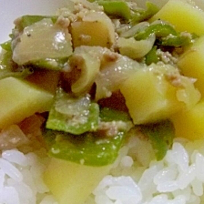 ルクエでごはん♪コロコロ野菜炒めごはん